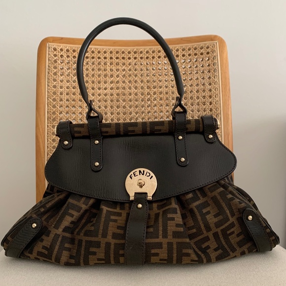 Fendi Handbags - Fendi Zucca Magic Bag - Size Medium